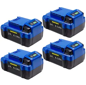 For Kobalt 24V Battery 6.5Ah Lithium Ion KB624-03 KB524-03 KB424-03 KB224-03 KB124-03 Compatible Cordless Tool Replacement
