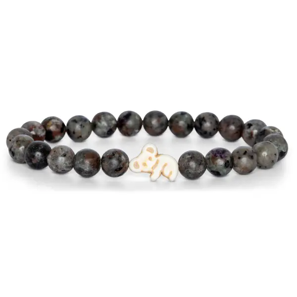 The Lounge Bracelet - Unisex Casual Animal Bangle, 1 Size Fits Most, Tracks a Real Koala, One Size Fits Most