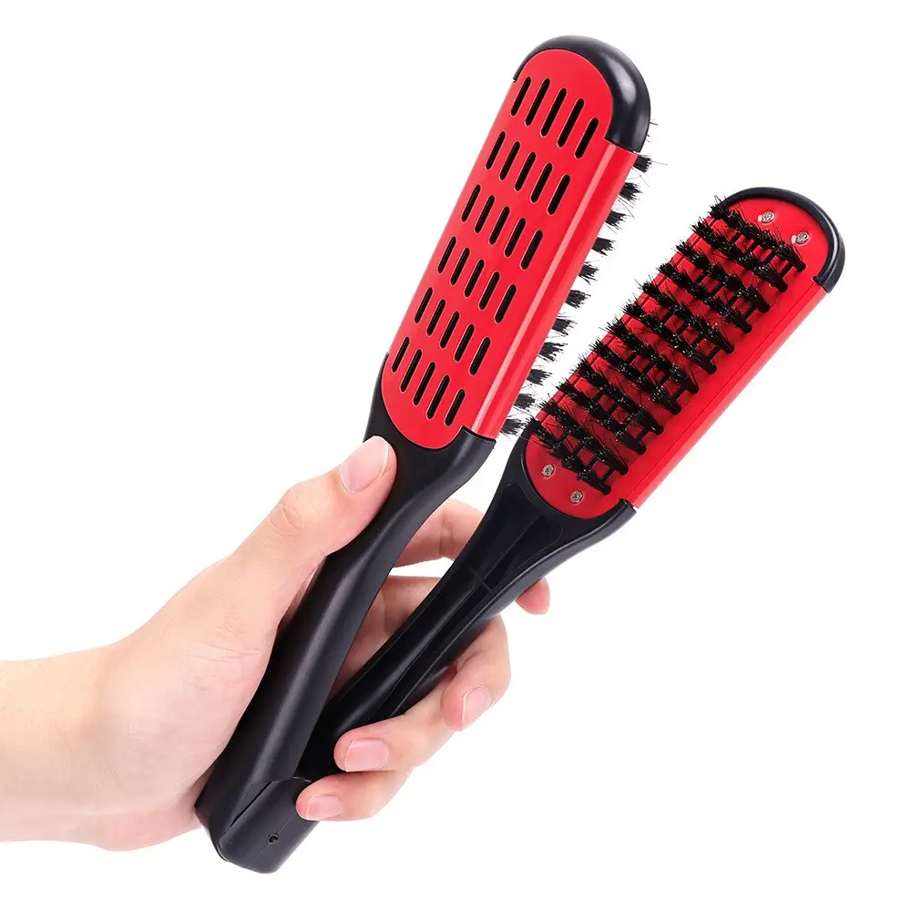 Manual Hair Straightening Brush, 1 Count Anti-static Hair Styling Comb, Hair Straightening Tool for Women & Men, Heatless Hair Styling Tool, Heat Free Styler, Straightener Comb, Styling Hair Tools