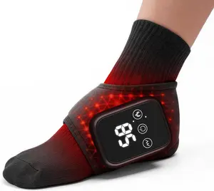 Foot Renew Triple Method Massager, 3 in 1 Cordless & Portable Foot and Ankle Massager with 3 Vibration Modes & 3 Heat Levels, for Heel, Arch, and Ankle Comfort & Relief for Home/Office/Travel (1PC)