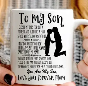 Personalized Gifts To My Son From Mom Mother Mug, Mug Idea You Are My Son Love You, I Closed My Eyes Cup
