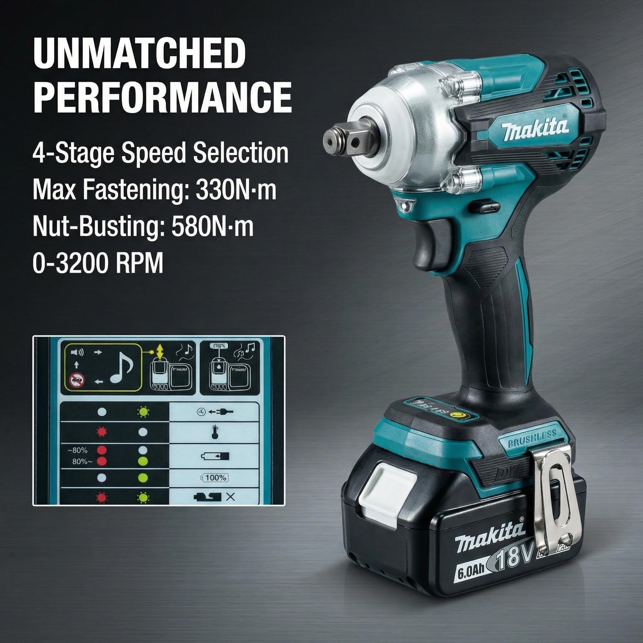 Makita DTW300 brushless electric drill