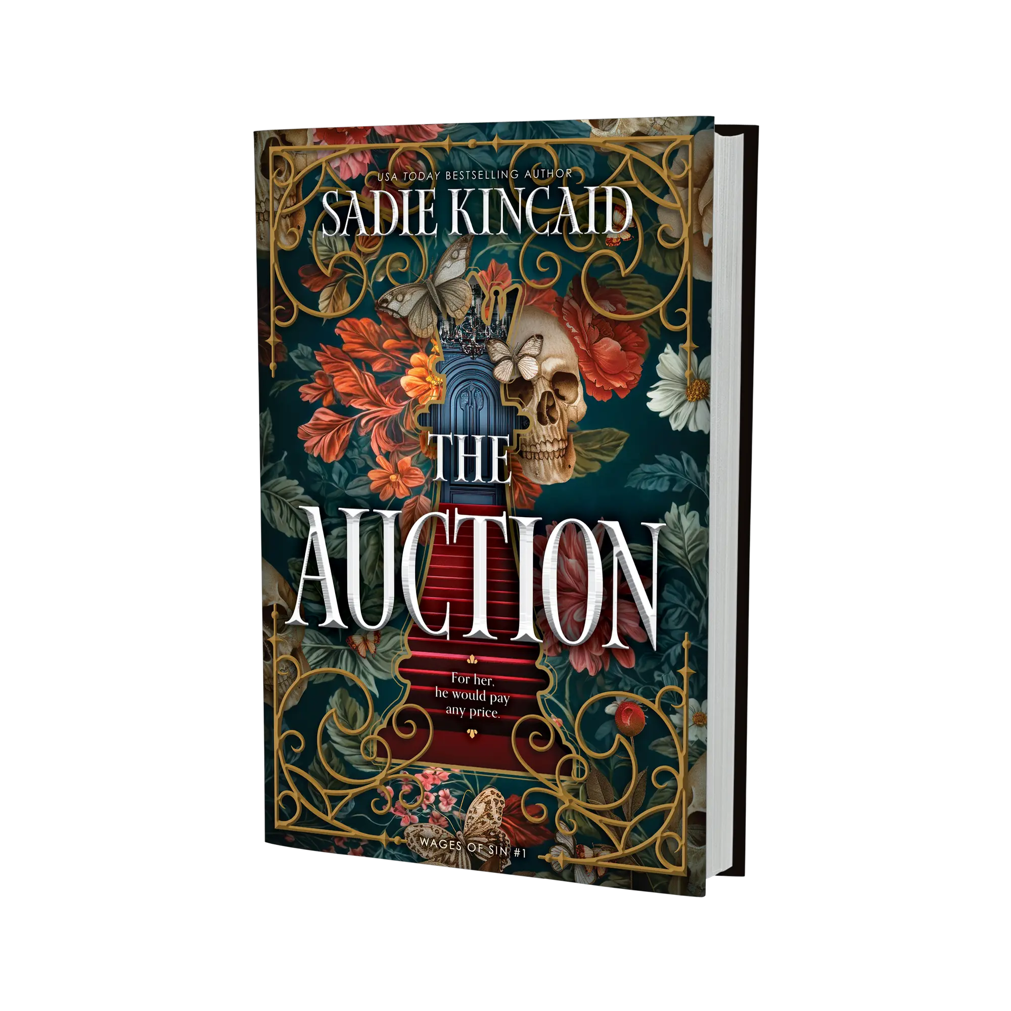 The Auction (Standard Edition): A Spicy, Dark Romance Novel from a TikTok Sensation by Sadie Kincaid [Hardback Book]