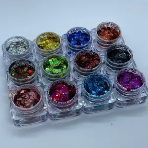 Chunky glitter space collection