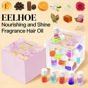 EELHOE Nourishing and Shine Fragrance Hair Oil - Multi-Scent Hydrating Moisturizing Anti-Frizz Haircare Oil