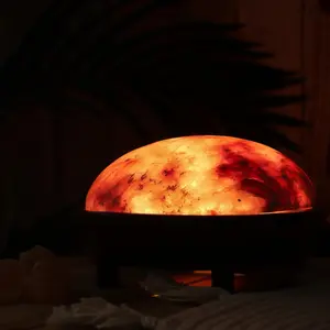 High Quality Himalayan Salt Detoxer, Heat Therapy, Foot/Hand Detoxer, Dome Shaped Lamp, Ambient Lighting, 2 Bulbs included - Warmer Dome