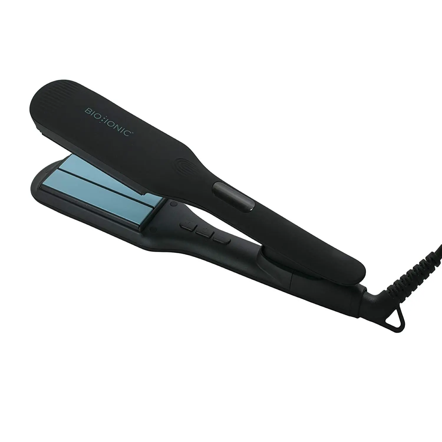 BIO IONIC OnePass Straightening Iron, 1.5 Inch Hair Styling Tool with Silicone Strips & NanoIonic MX for Smooth, Shiny Hair, Hair Styling Tools