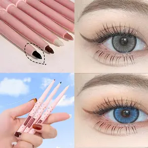 The five-color eyeshadow pencil is waterproof and sweat-proof, long-lasting and does not smudge, Eye Makeup Products