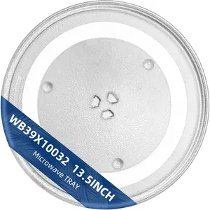 13.5" Microwave Glass Plate Replacement F06015Q00AP WB39X10032 Fit GE  Frigidaire-13 1/2" Microwave Glass Turntable Tray Replaces 5304464116 5304509621 Fit FFMV162LSA CFMV152CLBA CFMV157GBA