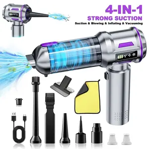 Portable Wireless High-Power Mini Vacuum Cleaner, 100w Brushless Motor, Handheld Air Compressor Dust Blower, Car Vacuum, Home Office Camping Keyboard Cleaning, Handheld Cordless Vacuum, Battery Powered Vacuum