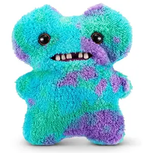 ZURU Laboratory Misfits by ZURU Funny Ugly Monster Plush Toy (MC Goo) - Silly Design, Fun Collection Item, Purple & Blue Color
