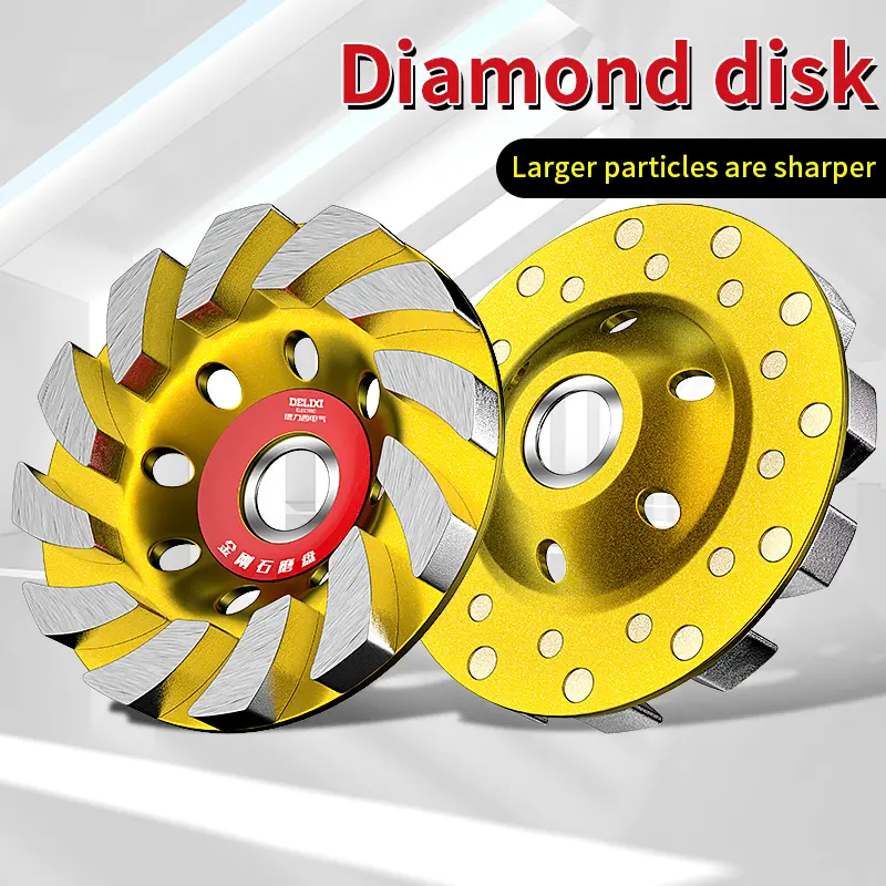 OUDISI  1 Heavy-Duty Thickened Diamond Grinding Disc Sharp and wear-resistant, a grinding and polishing powerhouse Suitable for building walls, concrete, stone, tiles, marble, granite, and more