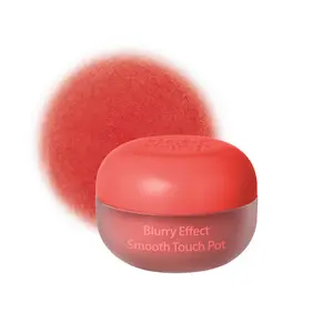 Milktouch Dearthing Blurry Effect Smooth Touch Pot - Lip and Blush Cream for Cheeks & Lips, Lightweight Natural Look, Vibrant Color, 5g