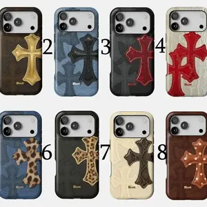 Collection Gothic Cross Aesthetic Tough Phone Cases | BLUNT Cases - for iPhone 17 16 15 14 13 12 11 Series | Cross Phone Case | Trendy 2025 Phone Case | Shockproof Protection | Gift for Her