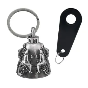 Dream Apparel Christmas/Halloween Bell, Gremlin/Guardian Motorcycle Bell/Motorcycle Key Chain for Bikers Women Men W/Hanger,Biker Bell for Riders,Good Luck Riding Bell Spirit Bell Moto Accessories