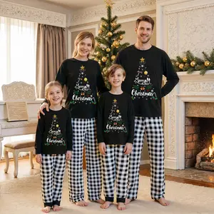 Christmas Family Pajamas Xmas Matching Family Pajama Holiday Pjs Xmas Jammies Sleepwear Se