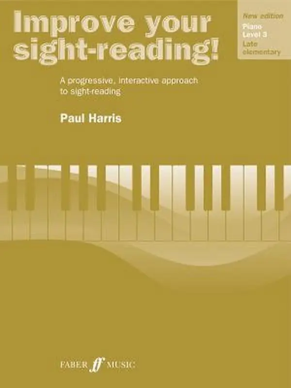 USED Book - Improve Your Sight-Reading! Piano, Level 3: A Progressive, Interactive Approach to Sight-Reading by Paul Harris (Paperback) - english