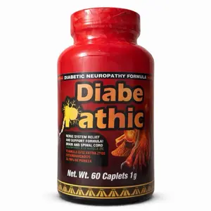 DiabePathic Diabetic Neuropathy Support Supplement – Nerve & Circulation Formula – 60 Caplets