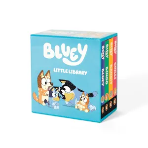 Bluey: Little Library 4-Book Box Set Coloring Book Coloring Book Markers