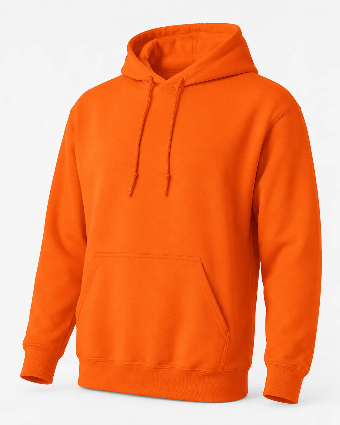 Gildan Men's Heavy Blend Safety orange  Hooded Sweatshirt
