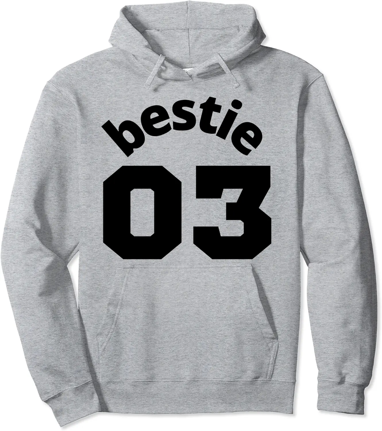 Bestie 03 Couple Friends BFF Soul Mate Matching Friends Pullover Hoodie - Jamespatric Shop 47B0BRWW7JBX