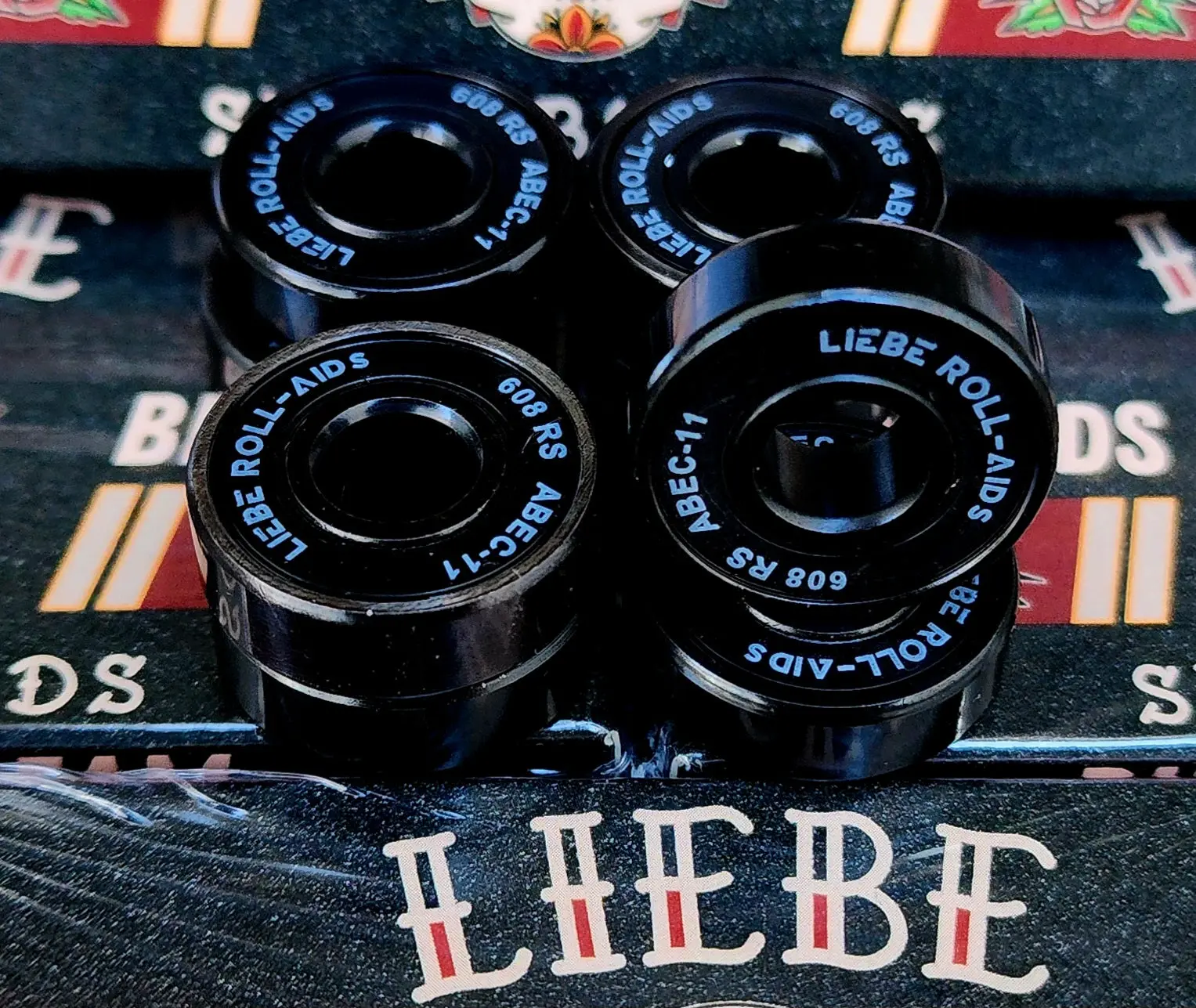 Liebe Roll-Aids ABEC 11 Bearings Liebe Roll-Aids ABEC 11 Bearings