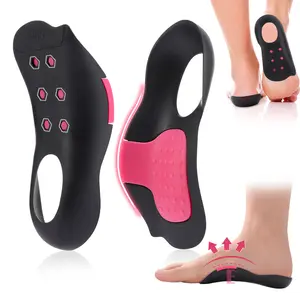 Arch Support Insoles, Supportive Soles, 1 Pairs Removable Cushioning Foot Heel Pad for Flat-Feets, Running Hiking Training Sports Shock Absorption Shoe Inserts