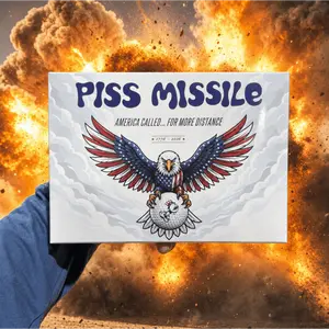 1776 LIMITED EDITION PISS MISSILE GOLF BALLS 12PK
