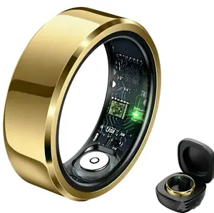 Smart Ring Biometric Fitness Tracker - 1 Count USB Rechargeable, Long Battery Life, 5ATM Waterproof, Compact Monitoring Wearable Device, Wireless Portable Wearable Fitness Tracker for Men & Women, Biometric Fitness Trackers, Wearable Fitness Trackers