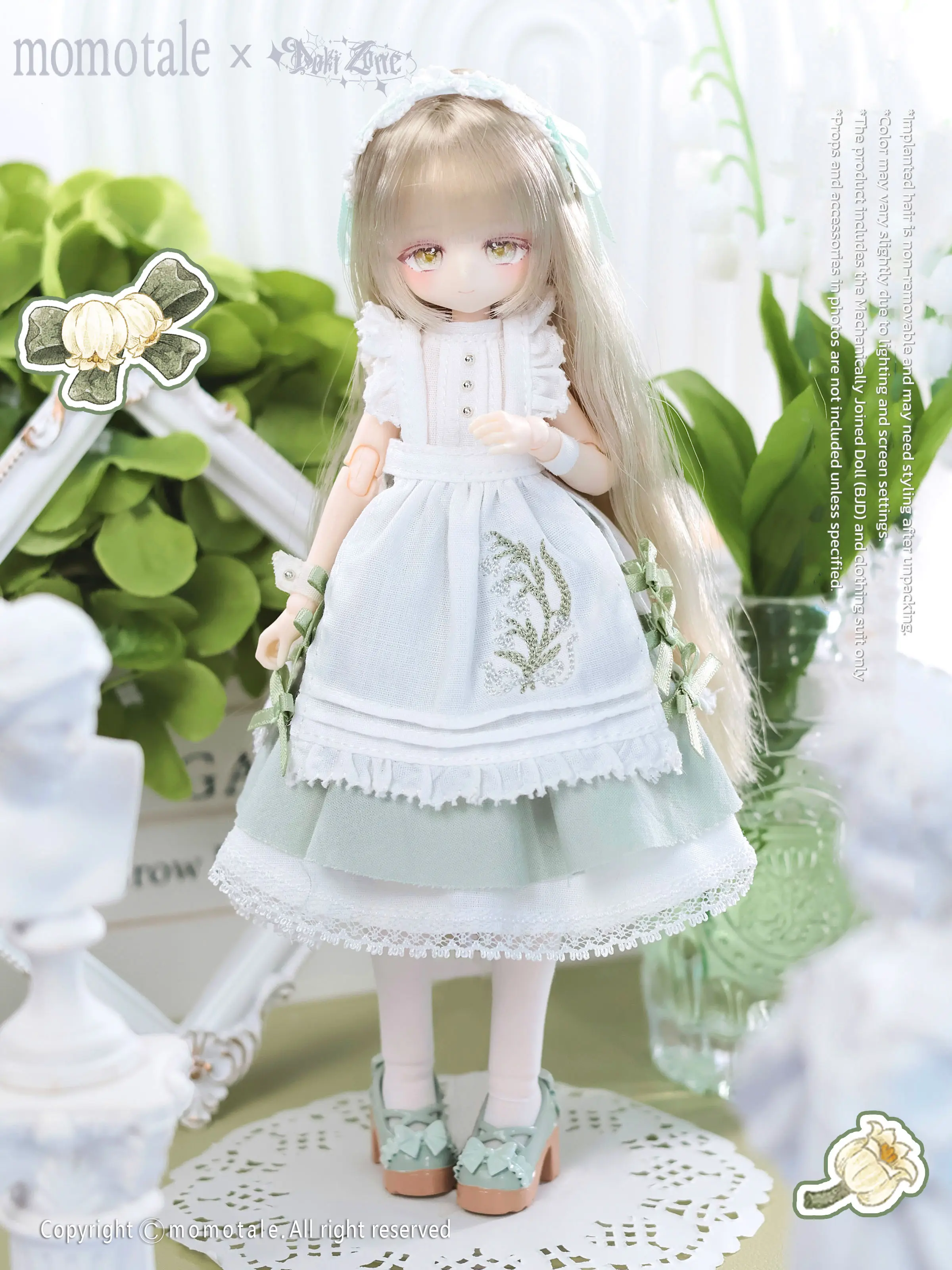 Momotale x Lily of the Valley Whispers 1/8 Scale MJD Collectible Doll, Premium Doll Figurine for Collectibles Enthusiasts