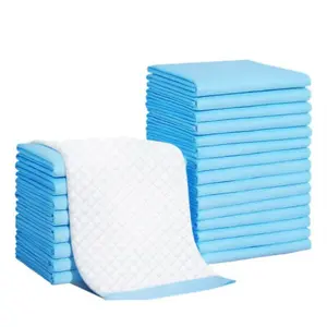 50pcs Pack Disposable Pet Diapers, Absorbent Leak-Proof Dog Cat Diaper Pads, Potty Training Pad, Unscented Small Size for Puppy Training, Extra-Thick, Puppy Pee Pads