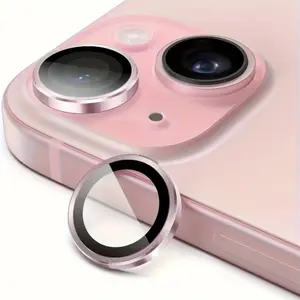 Phone Lens Protector, HD Anti-reflective Phone Lens Protective Cover, Dust-proof Phone Lens Protector for iPhone 16 Pro Max/15 Pro Max/14 Pro/13/12/11, Casing