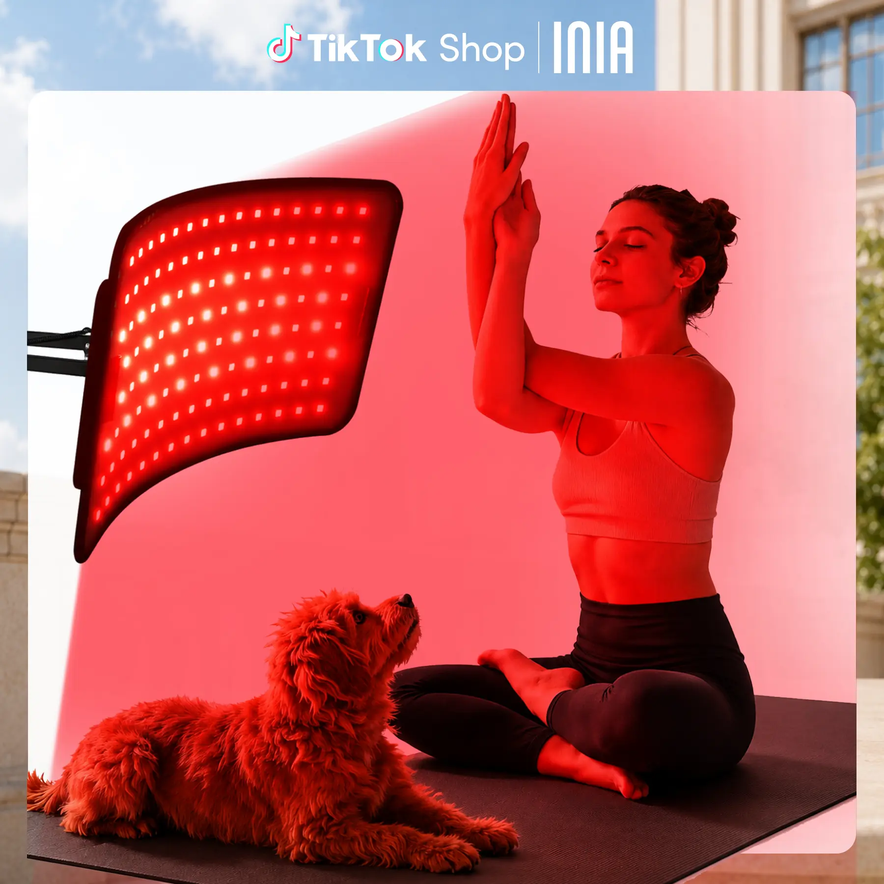 INIA GLOW FLEX 1064nm Deep-NIR Red Light Therapy System, From Full-Body Panel to Wearable Wellness, Cordless Body Strap for Relief, Sleep & Full-Body Glow,Summer Beauty Gift Ideas, Back to school, Back to school haul
