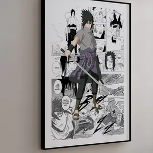 Sasuke Uchiha - Curated Manga Panels.