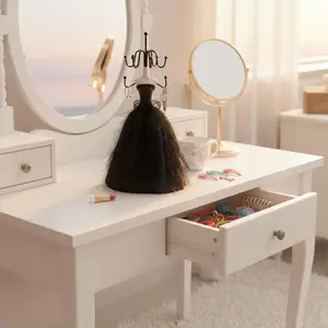 Elegant Jewelry Display Stand, Women's Mannequin Jewelry Storage Rack, Durable Storage, Jewelry Storage Unit, Princess Dress Model, Hanging Earrings Bracelets Rings Holder, Christmas Gifts