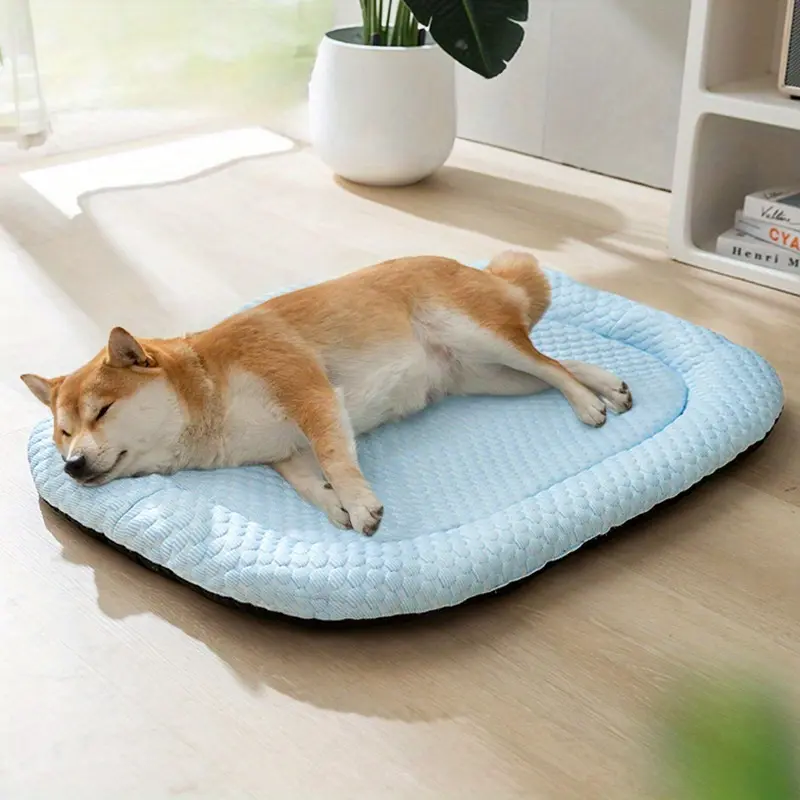 1 piece cooling pet bed for cats and dogs, Puppy Bed, Kitten Bed, breathable summer pet cooling pad, non-slip washable small and medium pet bed Mats