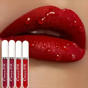 [10 Pcs] Cmaadu Liquid Matte Lipstick Set, Waterproof, Non-Sticky, Moisturizing, Fast-Drying, Long-Lasting,Shade,Suitable for All Skin Types, Cosmetic, Glossy