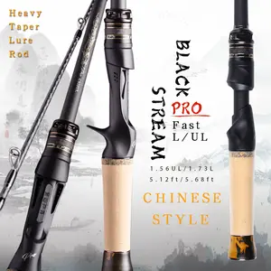 Yushan Outdoor Moxi Pro: Large Taper Micro-Jigging All-Round Spinning Rod, 2-Piece Carbon Fiber Spinning Rod, UL/L Power, Fast Action