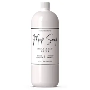 Simple Elements Mop Soap (3 Alluring Scents) – Highly Scented Mop Soap, Luxury Floor Cleaner with Low Suds, No Residue, for All Mop Types, Made in USA, 32 Oz