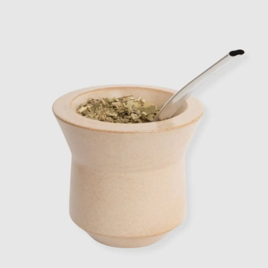 Cafayate Clay Insulated Ceramic Mate Gourd