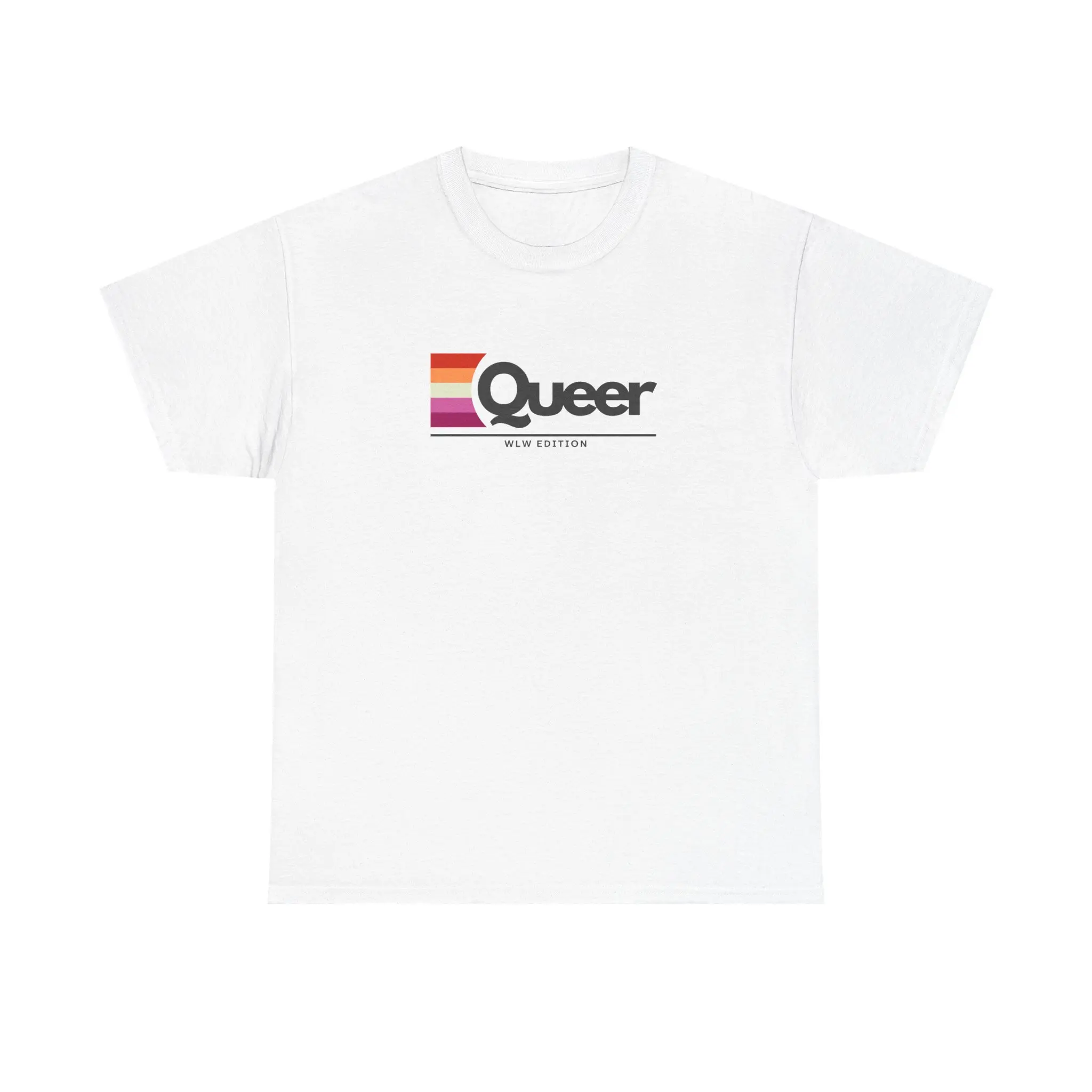 Lesbian Queer Pride WLW Unisex Heavy Cotton Tee