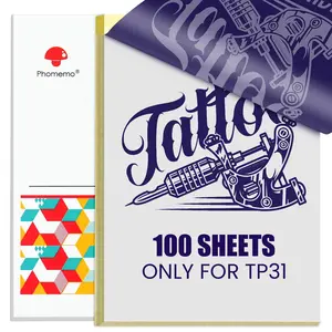 Phomemo TP31 Tattoo Transfer,3.15" x 5.24" Transfer Paper, Only For TP31,50/100Pcs