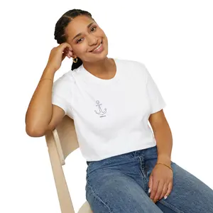 Christian Anchor T-Shirt | Minimal Nautical Tee, Hebrews 6:19
