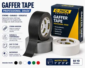 Professional Gaffer Tape – 2 x 60 yd – 1 Roll
