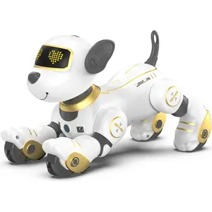 Remote Control Robot Dog Toy for Kids, Programmable Robotic Puppy, Smart Interactive Stunt Robot Dog Toy for Kids 3-8 Year Gift