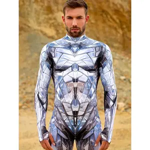 Crystal Design Couple Halloween Costumes, Festival Party Performance Costumes, Nightclub Event Outfits