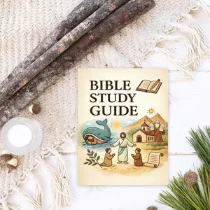 Bible Study & Reflection Journal - 68-Page Guided Notebook for Scripture Notes, Faith in Action & Personal Insights, Spiral Bound Christian Devotional Log for Men & Women, Spiritual Growth, Daily Devotional Journal, Bible Study Supplies