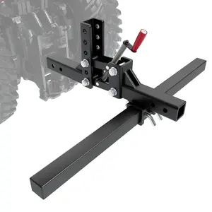【GARVEE】Manual Implement Lift ATV/UTV Lift System with 1-Point Implements Pro, 2" Receivers, Quick Attach Accessories for ATV, UTV, Tractors, 50-Inch Width, Adjustable Height