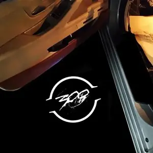 LED Car Door Lights Logo Welcome Projector Courtesy Shadow Lamp For Chrysler 300 300C 300S 2005-2024