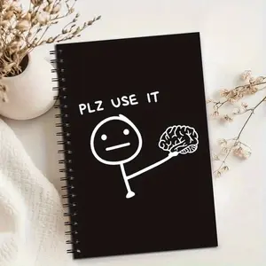 Funny Notepad Workspace Decor for Coworkers, Cute Spiral Notebooks for Workaholics, Ideal Gifts for Birthdays Anniversaries, Stationery Office Supplies, Notebook Journal, Spiral Bound Notepad
